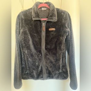 Columbia Women's Fire Side Sherpa Full Zip Grey Fleece